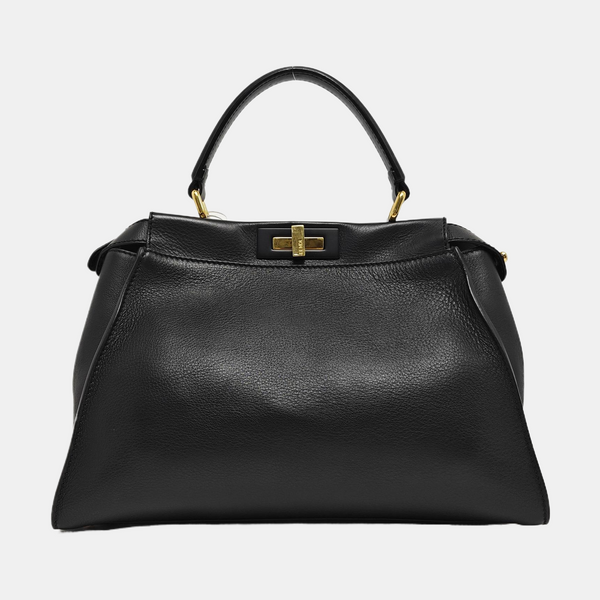 Peekaboo Essential Calfskin Black