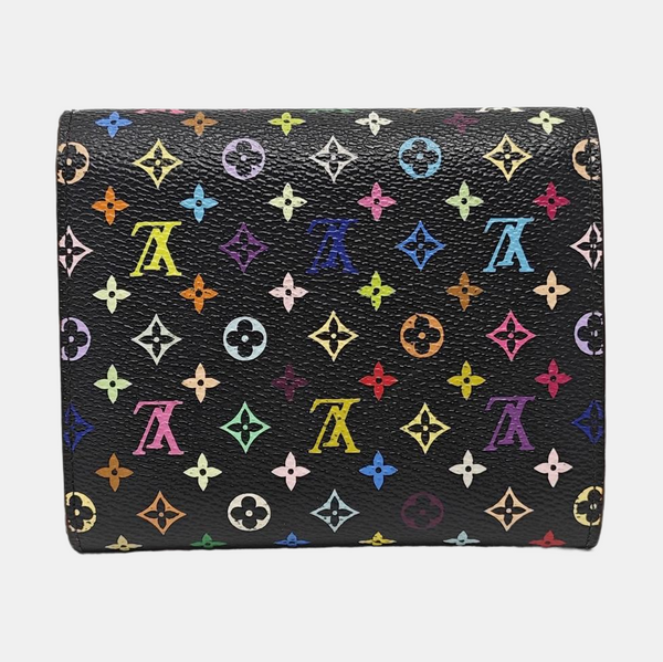 LV × TM KOALA Monogram Coated Canvas Black Wallet