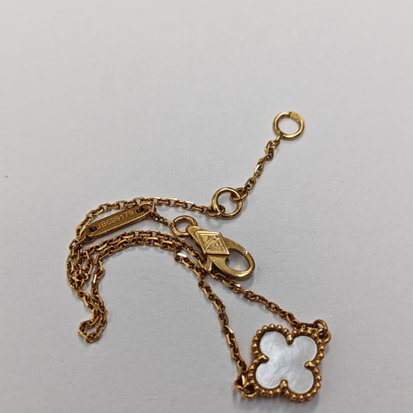 Sweet Alhambra 18k Gold Bracelet