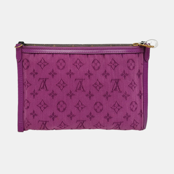 FLAT Monogram Coated Canvas Brown