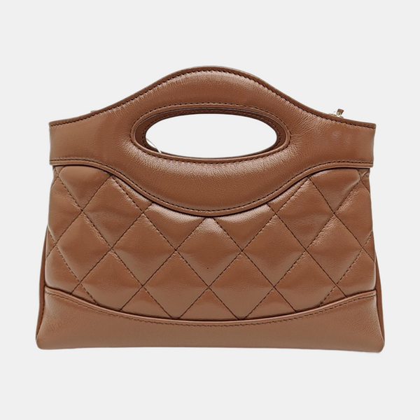 CHANEL 31 Quilted Lambskin Beige