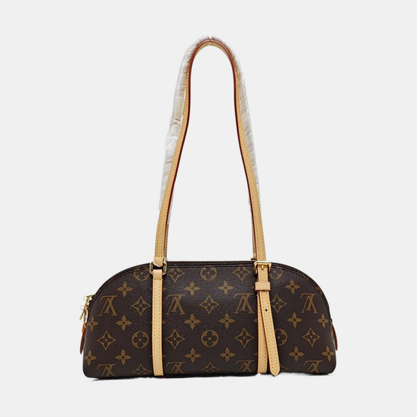 SQUIRE EAST WEST Monogram Coated Canvas Brown