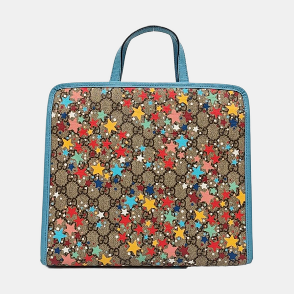 Children’s GG Bucket Monogram Coated Canvas Beige