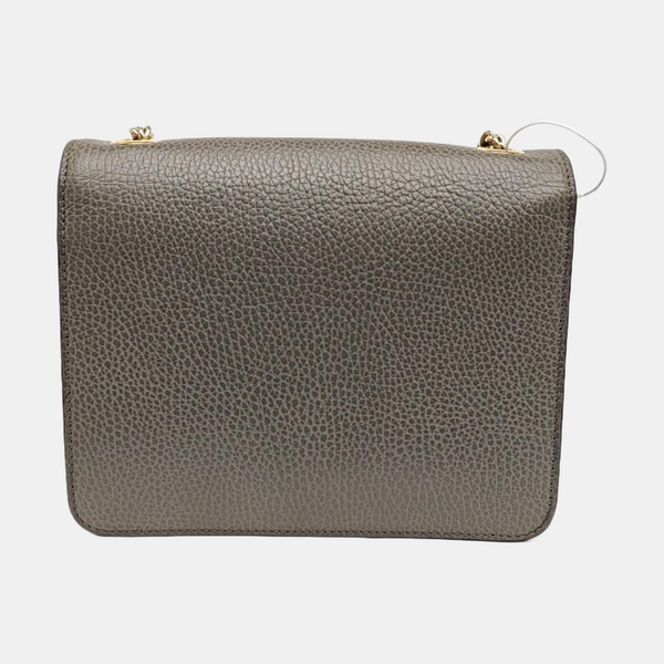 Interlocking G Small Calfskin Gray