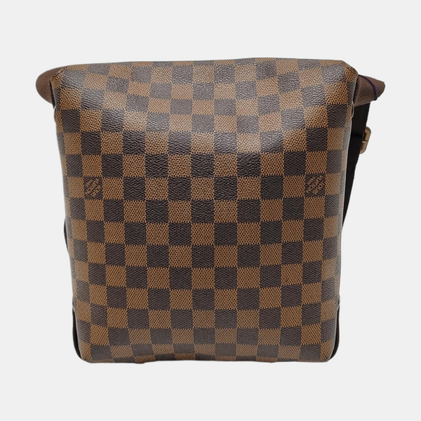 BROOKLYN PM Damier Ebene Coated Canvas Brown