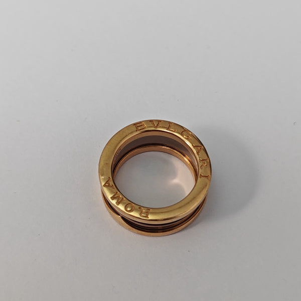 B.ZERO1 18k Rose Gold Ring EU 48