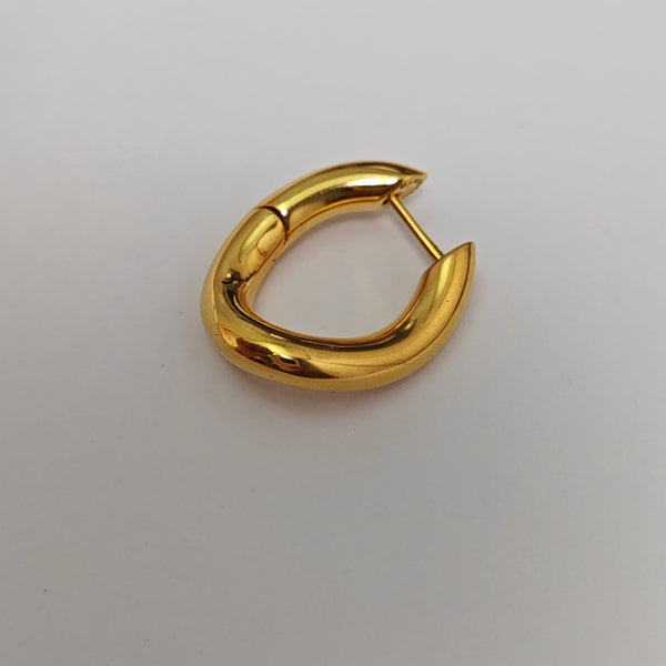 Metal Gold Stud Earrings