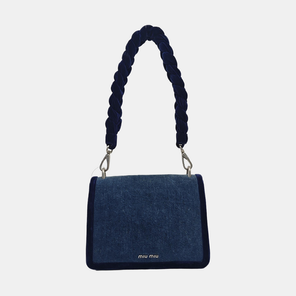 Denim Shoulder Bag Blue