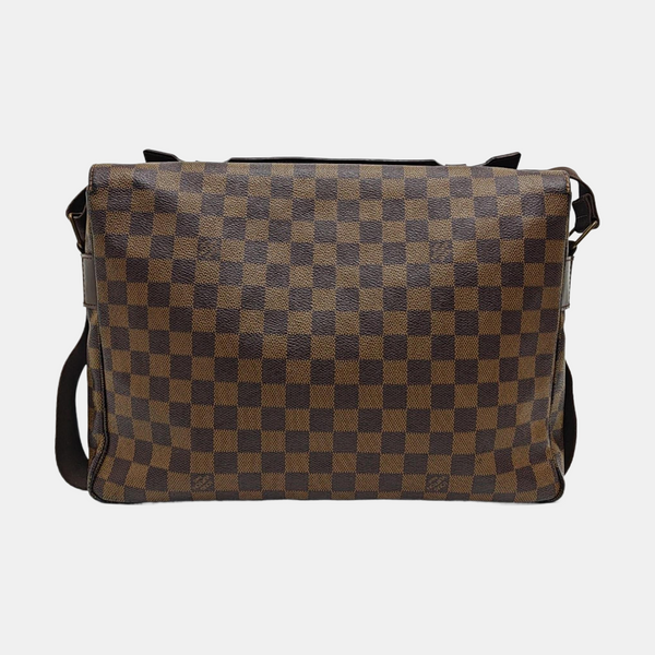 BROADWAY Damier Ebene Coated Canvas Brown