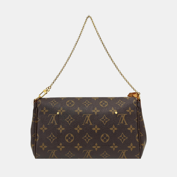 FAVORITE MM Monogram Coated Canvas Brown