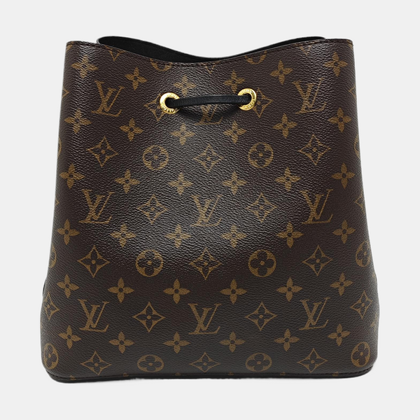 NÉONOÉ MM Monogram Coated Canvas Brown