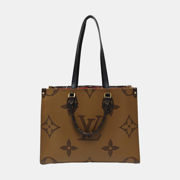 ONTHEGO MM Lona Monogram Revestida Marrón