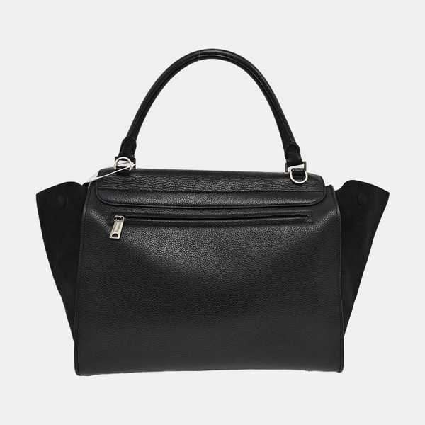 TRAPEZE Medium Calfskin Black