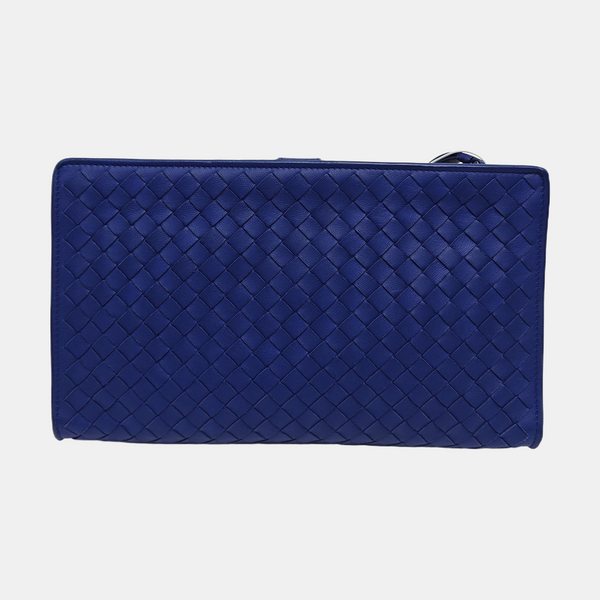 Lambskin Clutch Blue