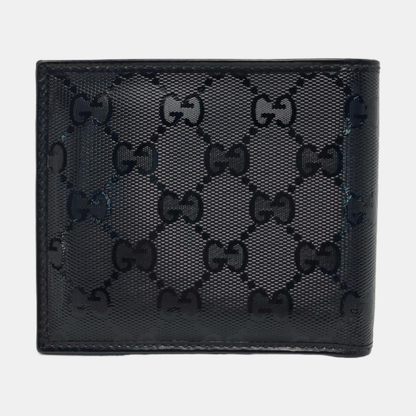 Monogram Coated Canvas Wallet Black