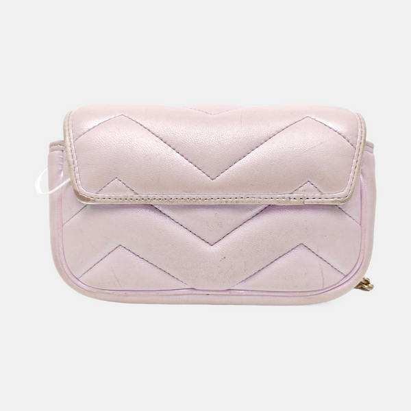 GG Marmont Mini Quilted Calfskin Pink