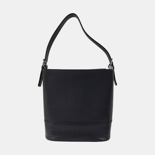 Calfskin Bucket Bag Black