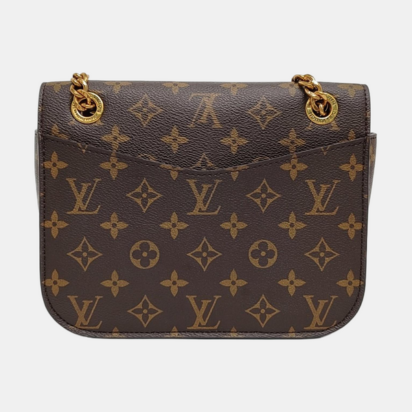 PASSY Monogram Coated Canvas Brown