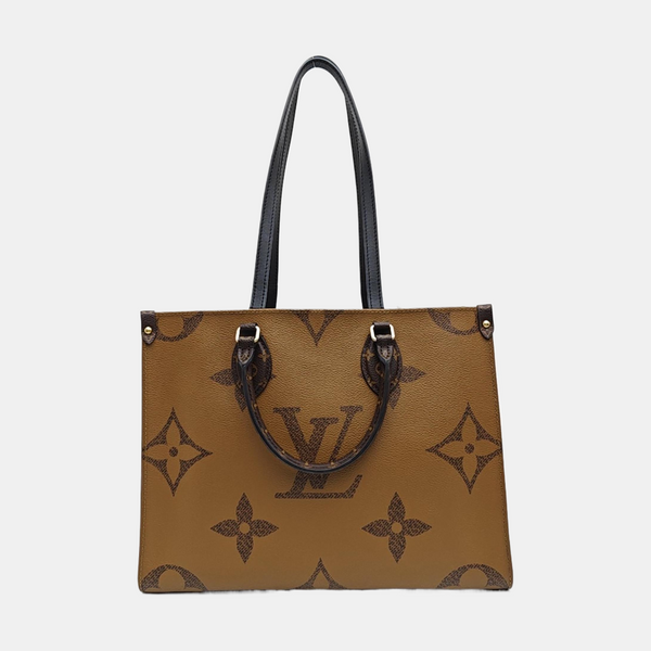 ONTHEGO MM Monogram Coated Canvas Brown