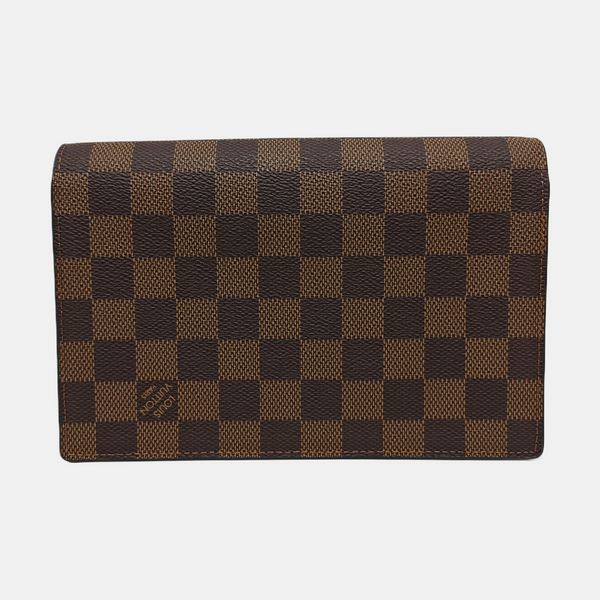 VAVIN Damier Ebene Coated Canvas Brown