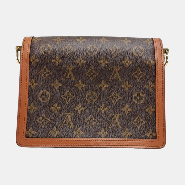 DAUPHINE MM Monogram Coated Canvas Brown