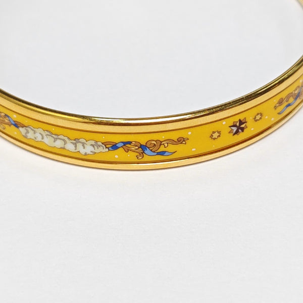 Email Metal Yellow Bangle