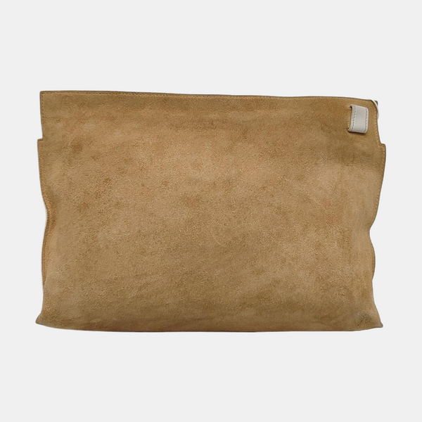 T Pouch Suede Beige
