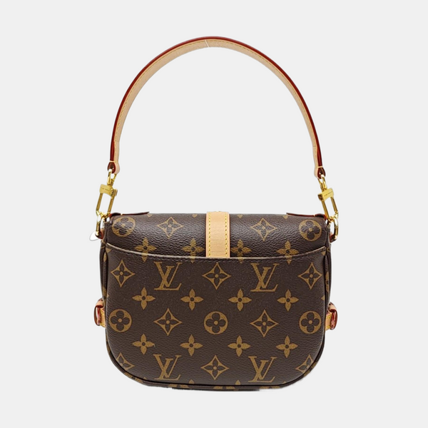 SAUMUR BB Monogram Coated Canvas Brown