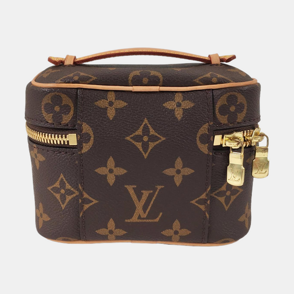 NICE Super Mini Monogram Coated Canvas Brown