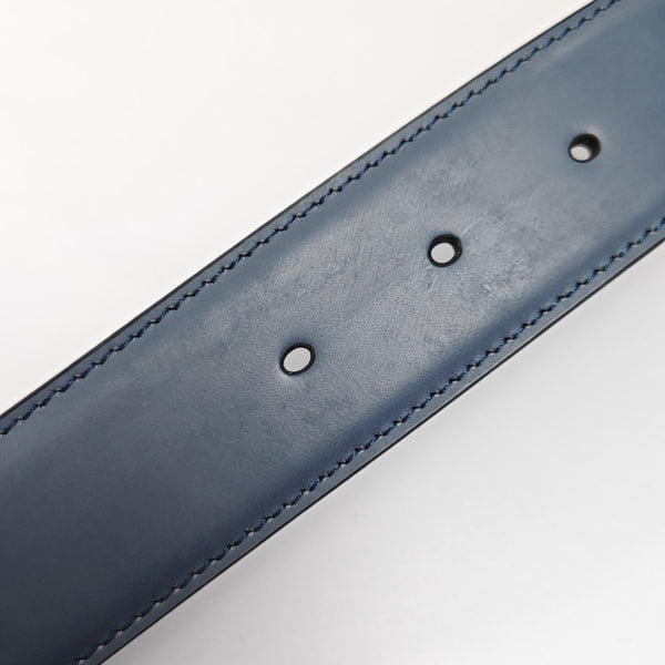 Leather Belt Blue