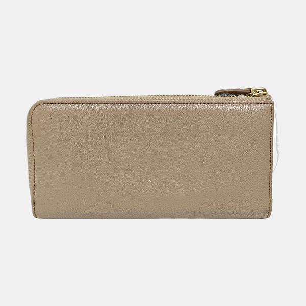 Authenticated pre-owned Gancini Calfskin Grey - Clutch at Looply