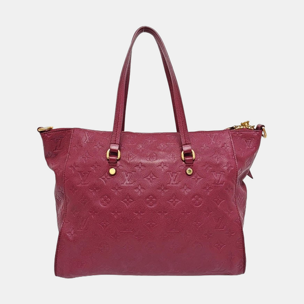 LUMINEUSE PM Monogram Calfskin Red