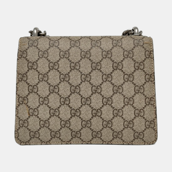 Dionysus Mini Monogram Lona Revestida Beige