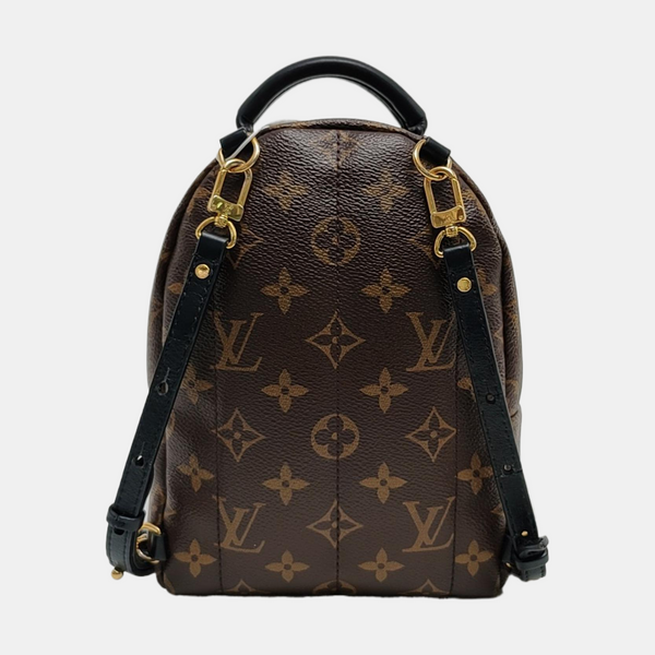 PALM SPRINGS Mini Monogram Coated Canvas Brown