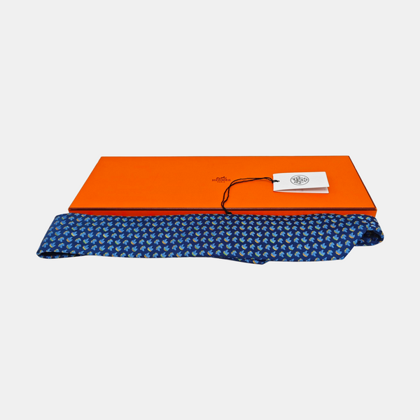 Mulberry Silk Tie Blue