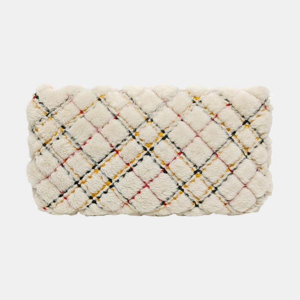 Fabric Shoulder Bag White