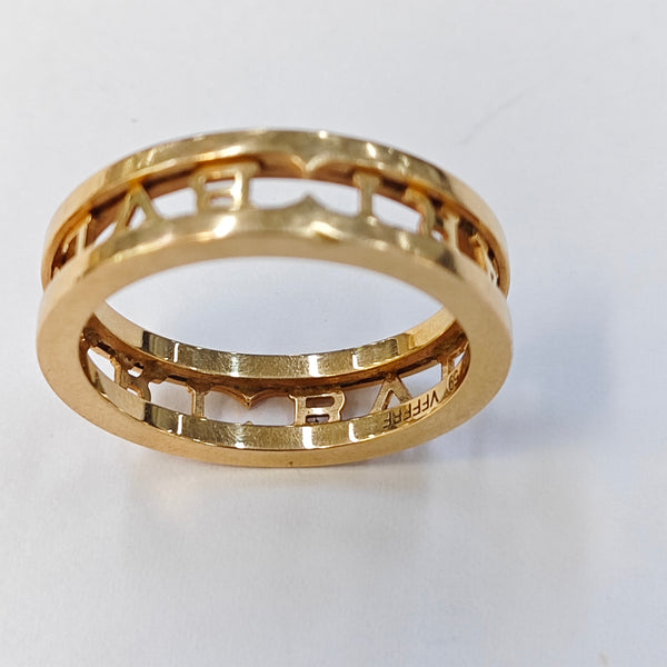 B.ZERO1 18k Rose Gold Ring EU 59