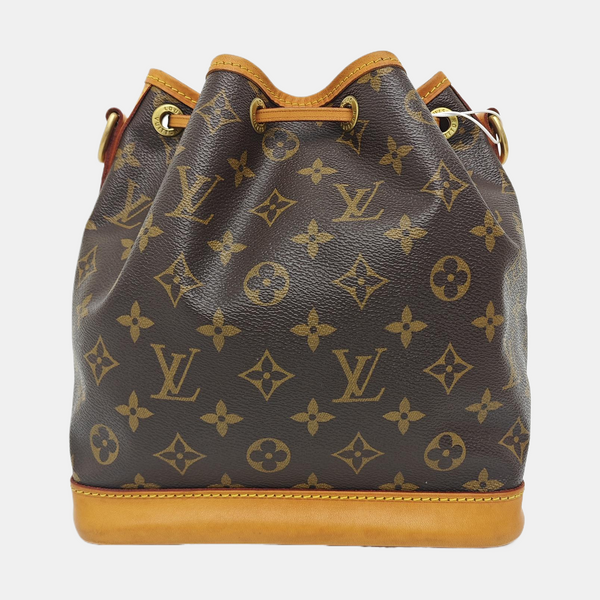 NOÉ BB Monogram Coated Canvas Brown