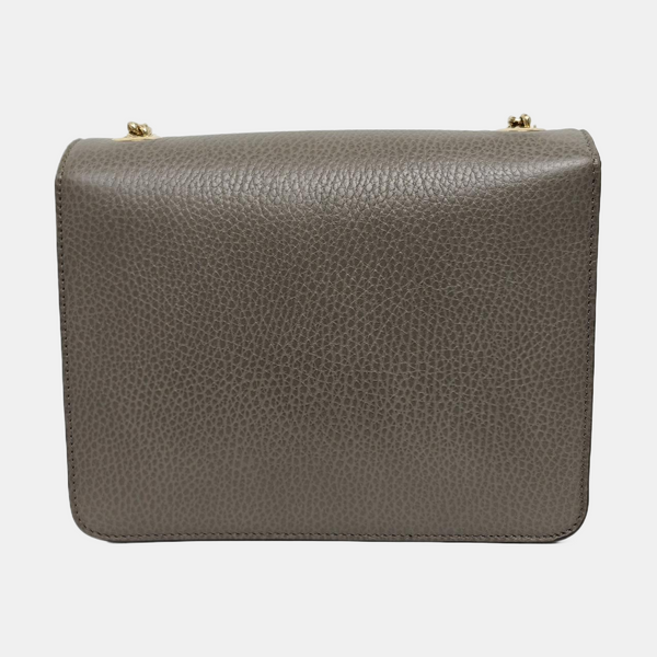 Interlocking G Small Calfskin Gray