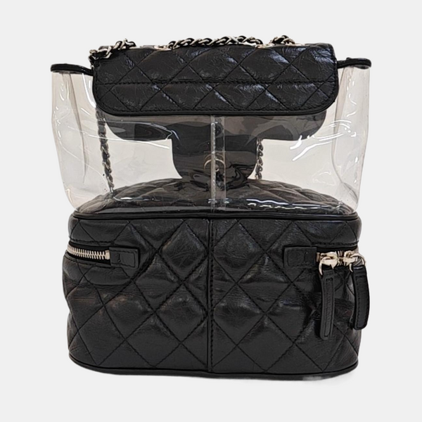 AQUARIUM Quilted Calfskin Black