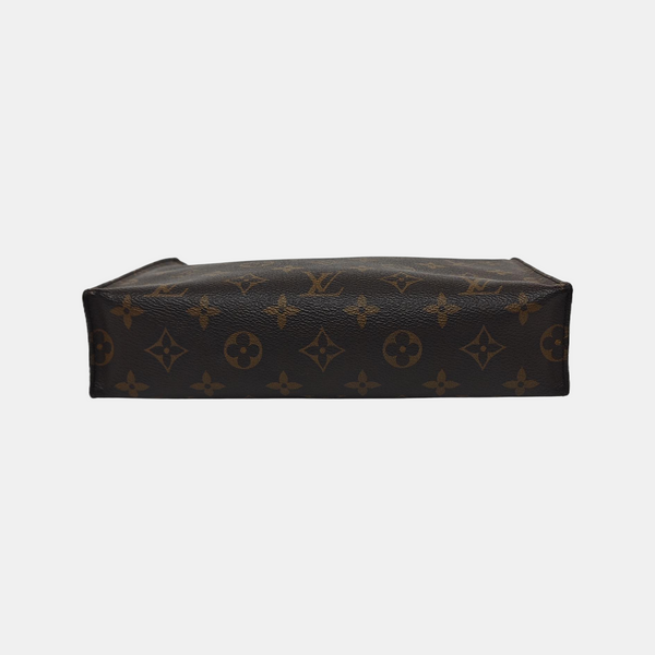 TOILET POCKET 26 Monogram Coated Canvas Brown