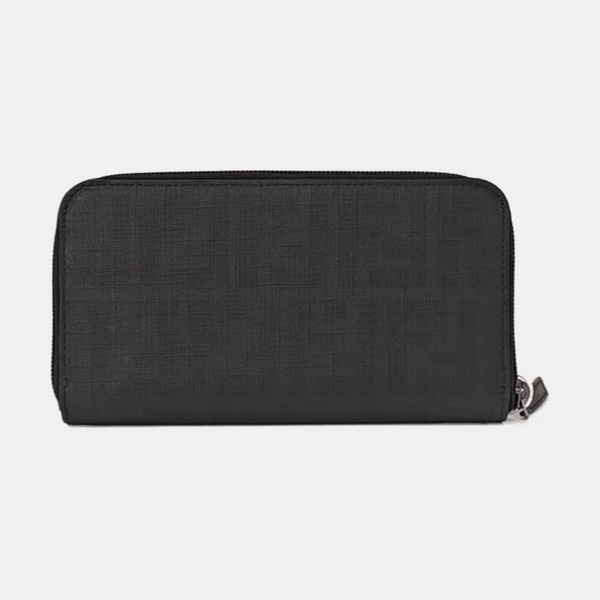 Coated Canvas Wallet Black