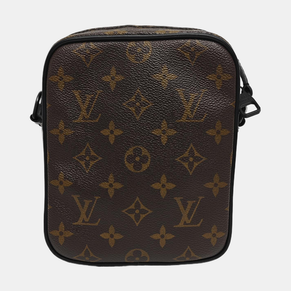 CHRISTOPHER Monogram Coated Canvas Brown