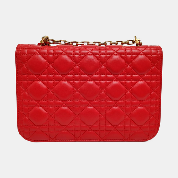 Dioraddict Cannage Lambskin Red