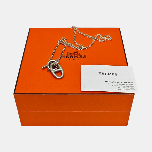 Collar de plata de ley 925 Chaine D'ancre