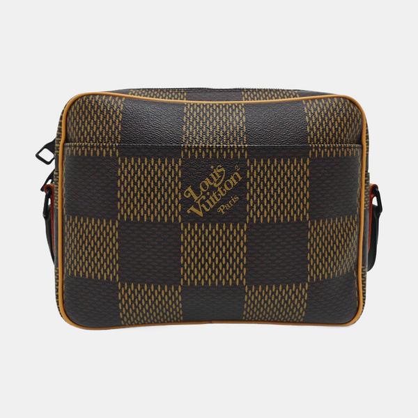 NIL Damier Ebene Calfskin Brown