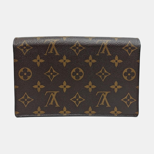 FLORE Monogram Coated Canvas Brown