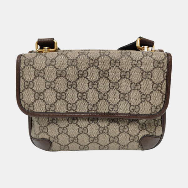 Neo Vintage Small Monogram Coated Canvas Beige