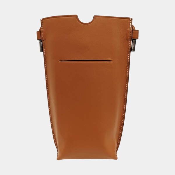 Calfskin Shoulder Bag Brown