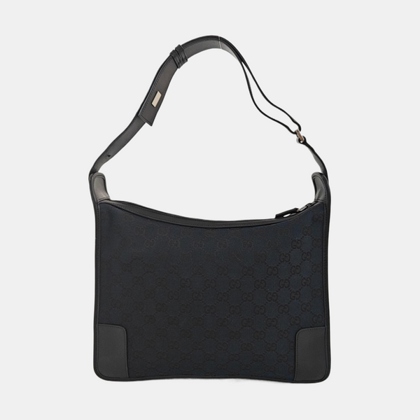 Monogram Canvas Shoulder Bag Blue